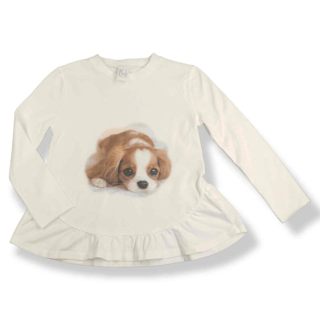 t.shirt jersey cagnolino bambina - Kid's Company - kids clothes