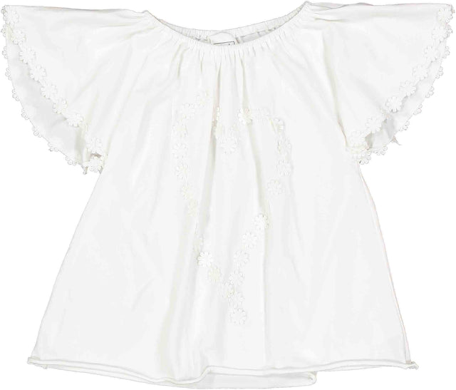 t.shirt over margherite bambina - Kid's Company - abbigliamento infantile