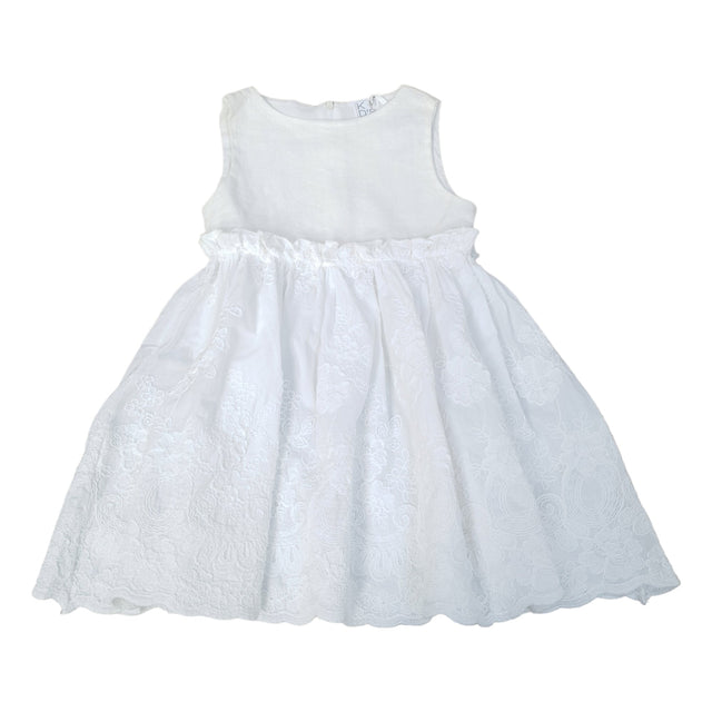 abito gonna ricamata bambina - Kid's Company - abbigliameto neonato e bambino