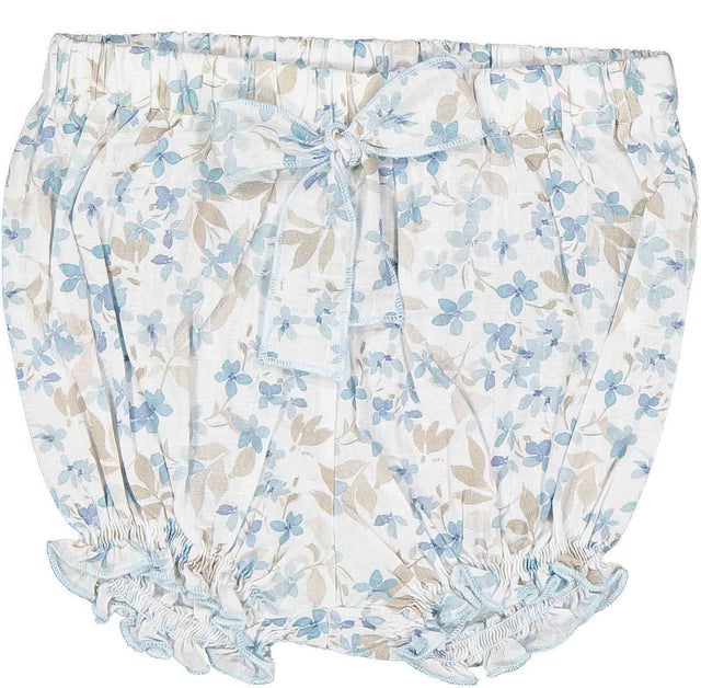 culote a fiori turchese neonata e baby - Kid's Company - abbigliamento bimbi