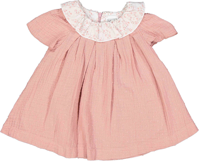 abito plumeties rosa neonata e baby - Kid's Company - baby clothes