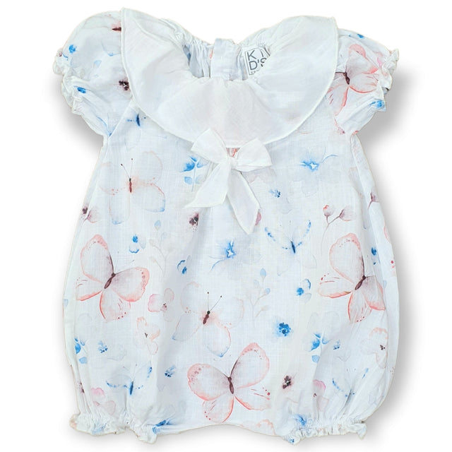 pagliaccetto fiori e farfalle neonata e baby - Kid's Company - abbigliameto neonato e bambino