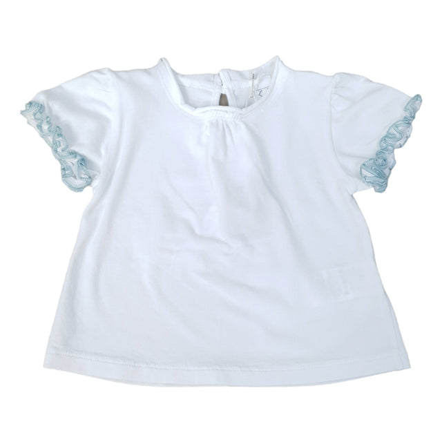 t.shirt rouche maniche neonata e baby - Kid's Company - abbigliamento 0 16