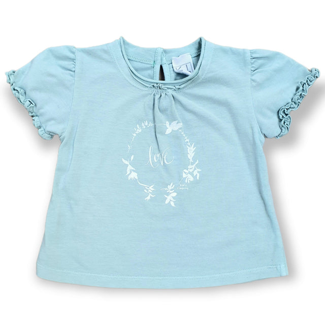 t.shirt rouche manica neonata e baby - Kid's Company - abiti per infanzia