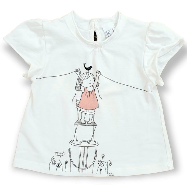 t.shirt stampa bimba con i fili neonata e baby - Kid's Company - abiti per infanzia