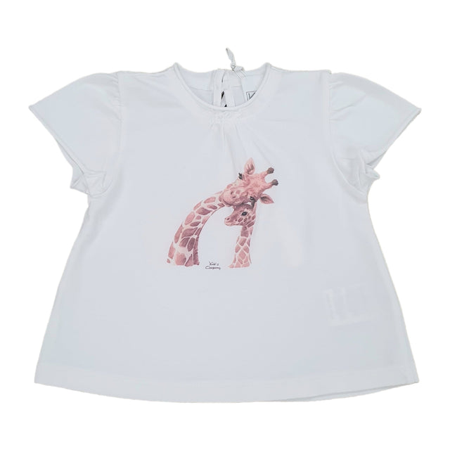 t.shirt giraffe neonata e baby - Kid's Company - abiti per infanzia