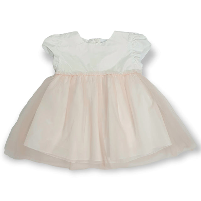 abito taffeta' con tulle neonata e baby - Kid's Company - abbigliamento bimbi