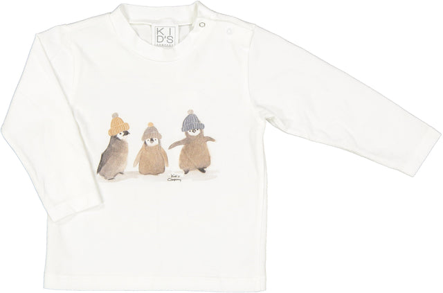 t.shirt pinguini neonato e baby - Kid's Company - childrens clothes