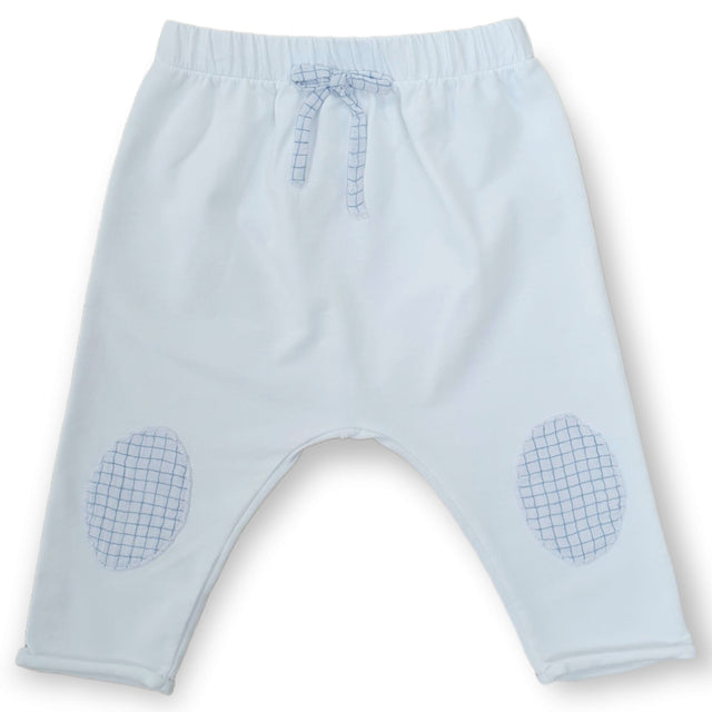 pantalone felpa toppe a quadretti neonato e baby - Kid's Company - abbigliamento bimbo