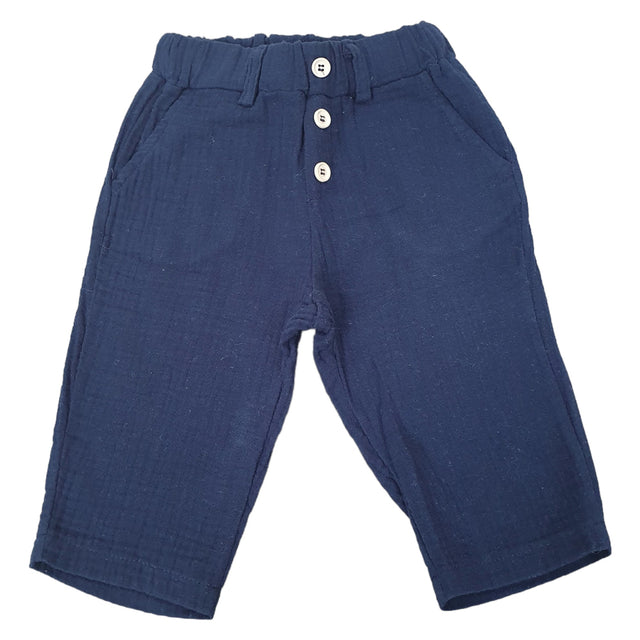 pantalone doppia garza neonato e baby - Kid's Company - abiti per infanzia