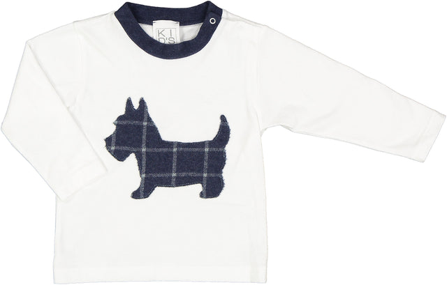 t.shirt scottish dog neonato e baby - Kid's Company - abbigliamento bimbo