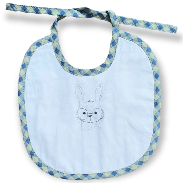 bavaglino a quadretti neonato e baby - Kid's Company - baby clothes