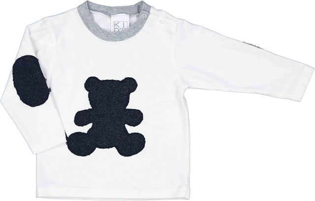 t. shirt orsetto e toppe caldo cotone neonato e baby - Kid's Company - abbigliamento bimbi