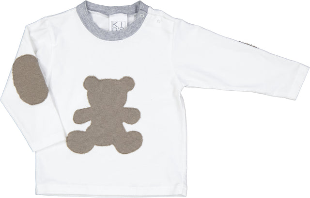 t. shirt orsetto e toppe caldo cotone neonato e baby - Kid's Company - abbigliamento bimbi